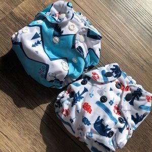 Thirsties Newborn Natural AIO Cloth Diaper